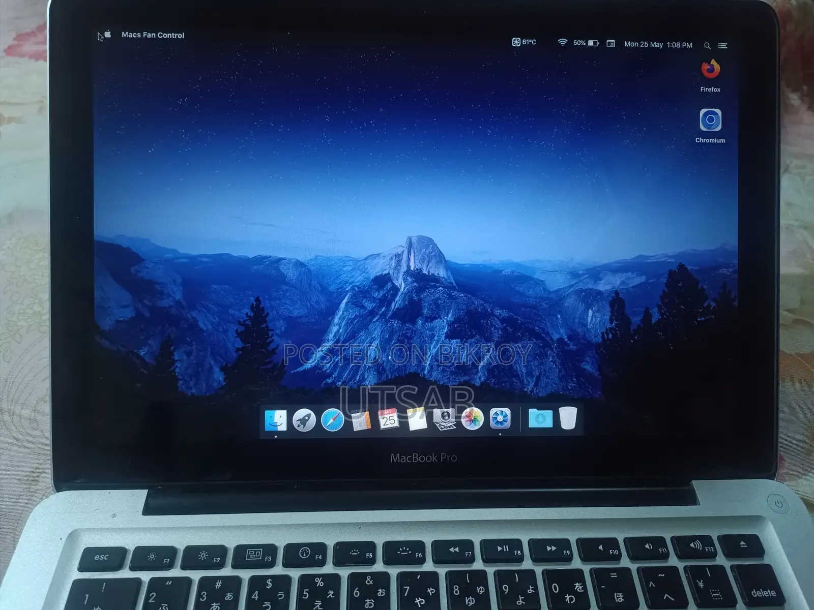 Laptop Apple MacBook Pro 2011 16GB Intel Core I5 SSD 128GB