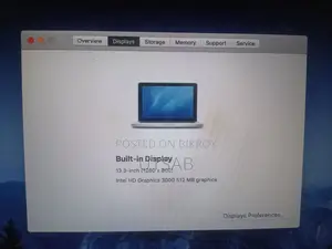 Laptop Apple MacBook Pro 2011 16GB Intel Core I5 SSD 128GB