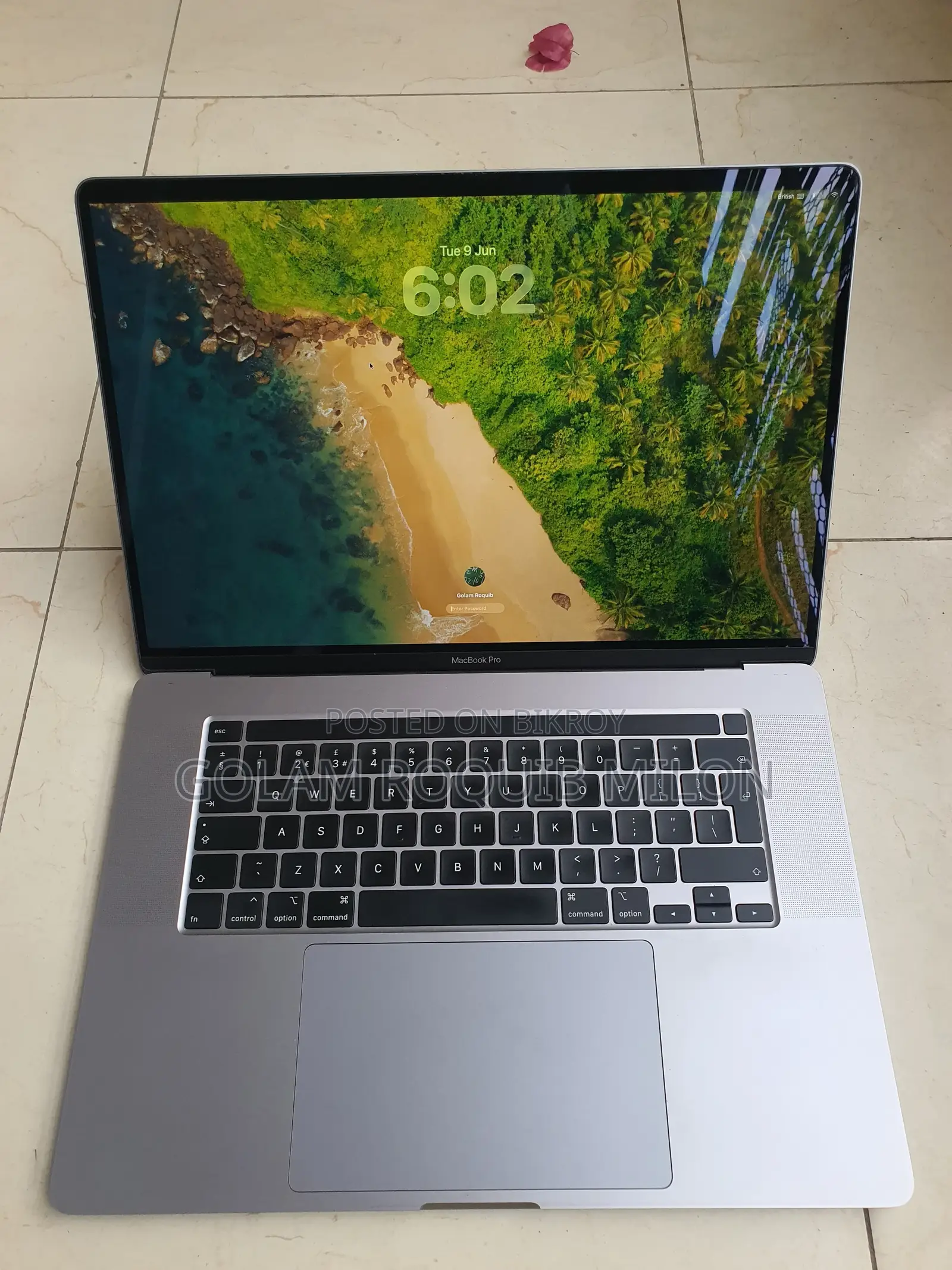 Laptop Apple MacBook Pro 2019 32GB Intel Core I7 SSD 512GB