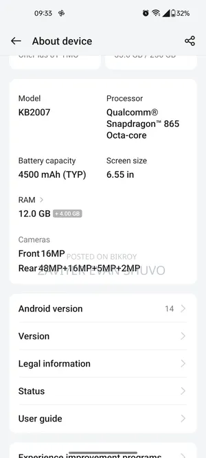 OnePlus 8T 256 GB Blue