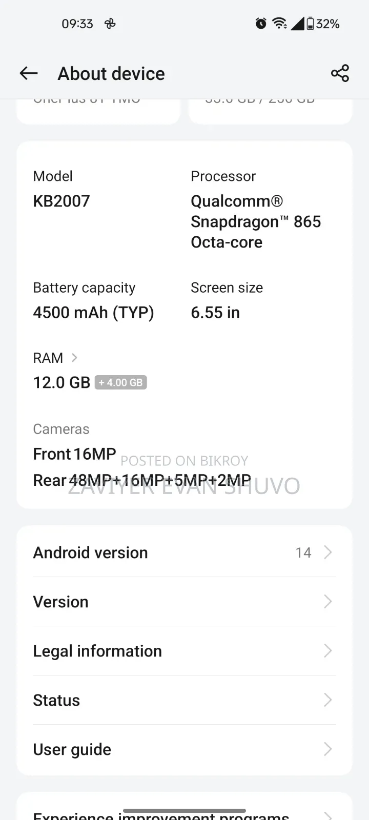 OnePlus 8T 256 GB Blue