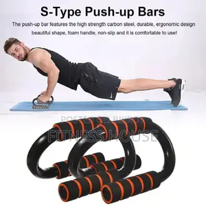 S Shape Push Up Bar