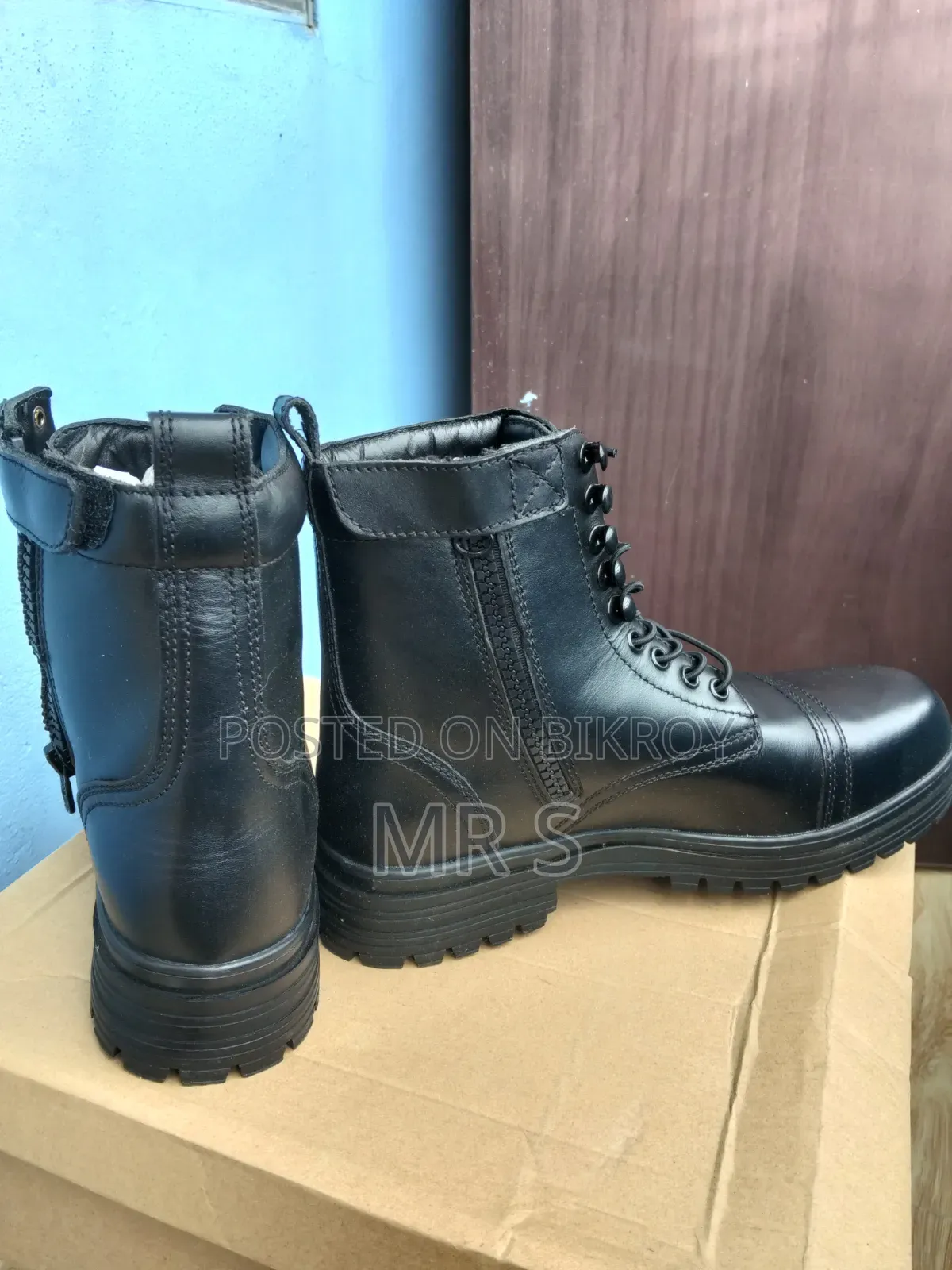  প্রিমিয়াম ব্ল্যাক লং বুট ফর মেন 