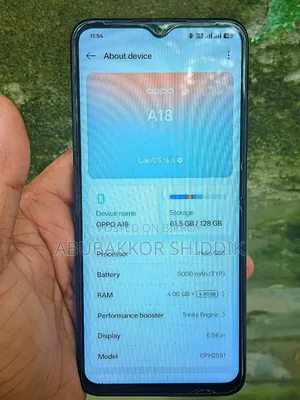 Oppo A18 128 GB Black