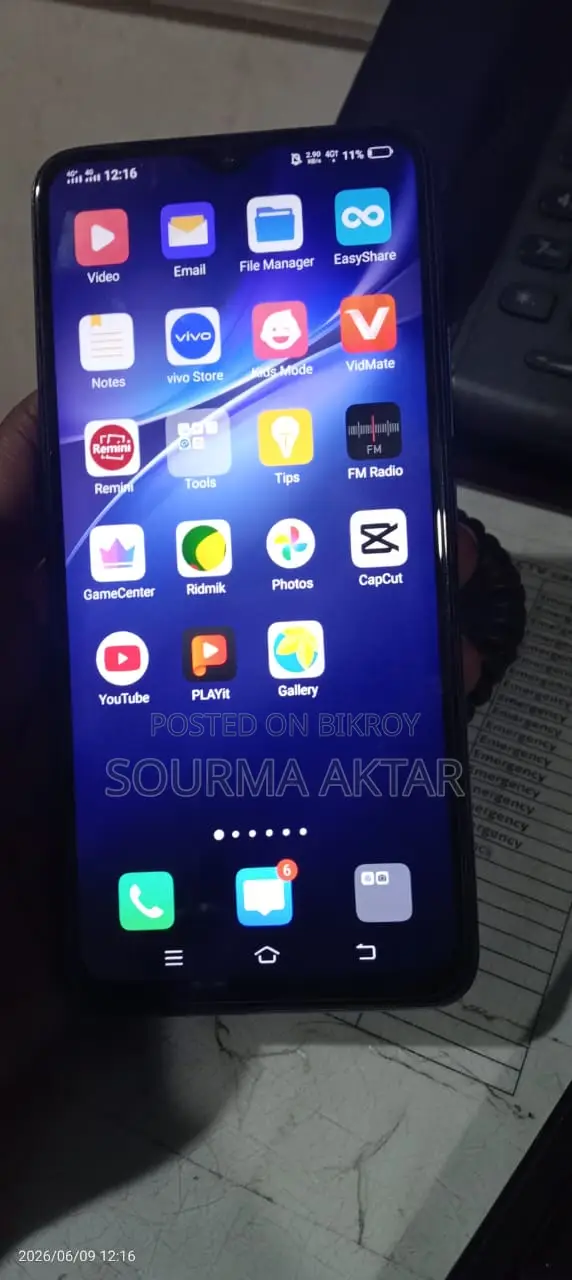 Vivo Y19 128 GB Blue