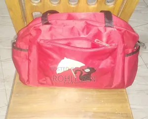 Trendy Red Multi-purpose Bag
