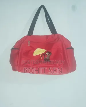 Trendy Red Multi-purpose Bag