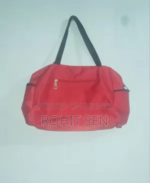Trendy Red Multi-purpose Bag