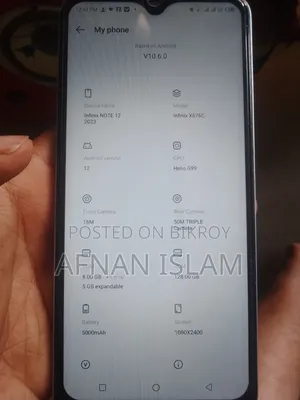 Infinix Note 12 (2023) 128 GB White