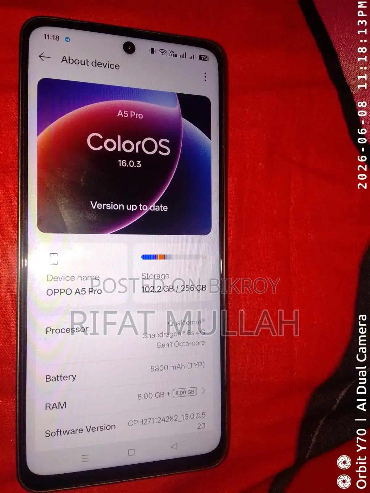 Oppo A5 Pro 4G 256 GB
