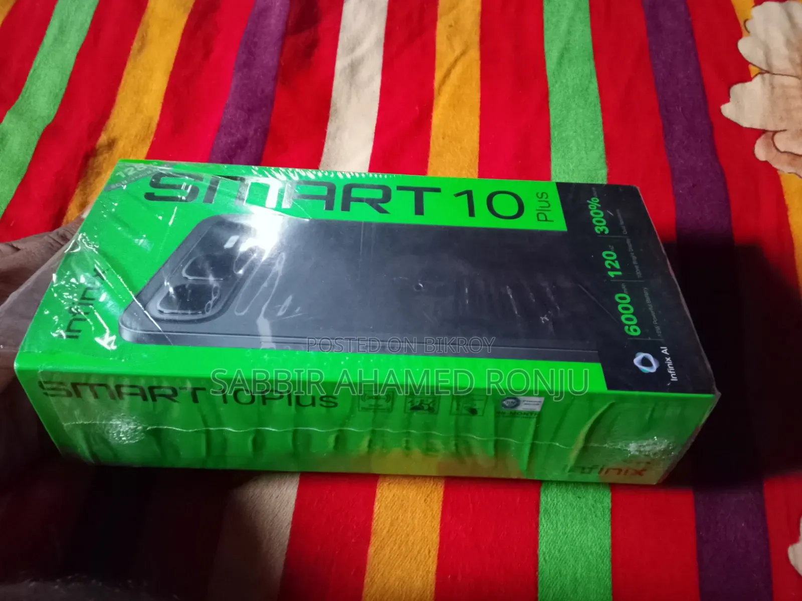 Infinix Smart 10 Plus 128 GB Black