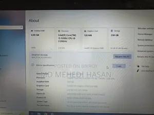 Laptop Dell 8GB Intel Core I5 SSD 256GB