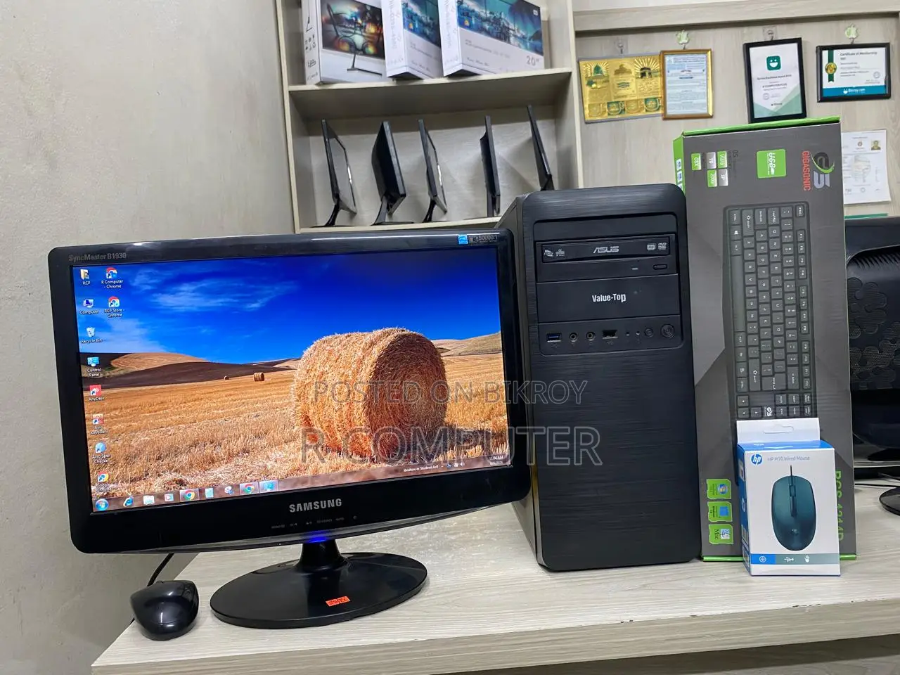 Desktop Computer 8GB Intel Core I3 SSD 128GB