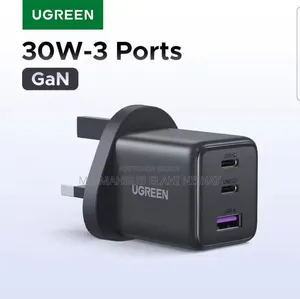 Ugreen 30w Adapter With 3 Port