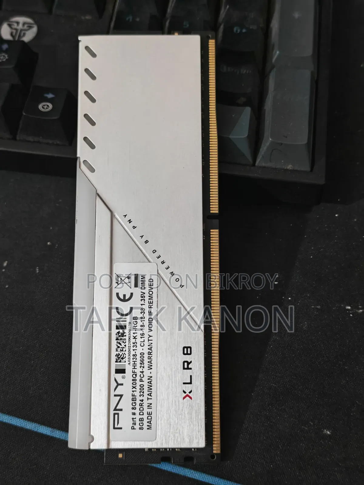 Pny Xlr8 Gaming Epic-X RGB 8GB DDR4 3200MHz Silver Desktop RAM