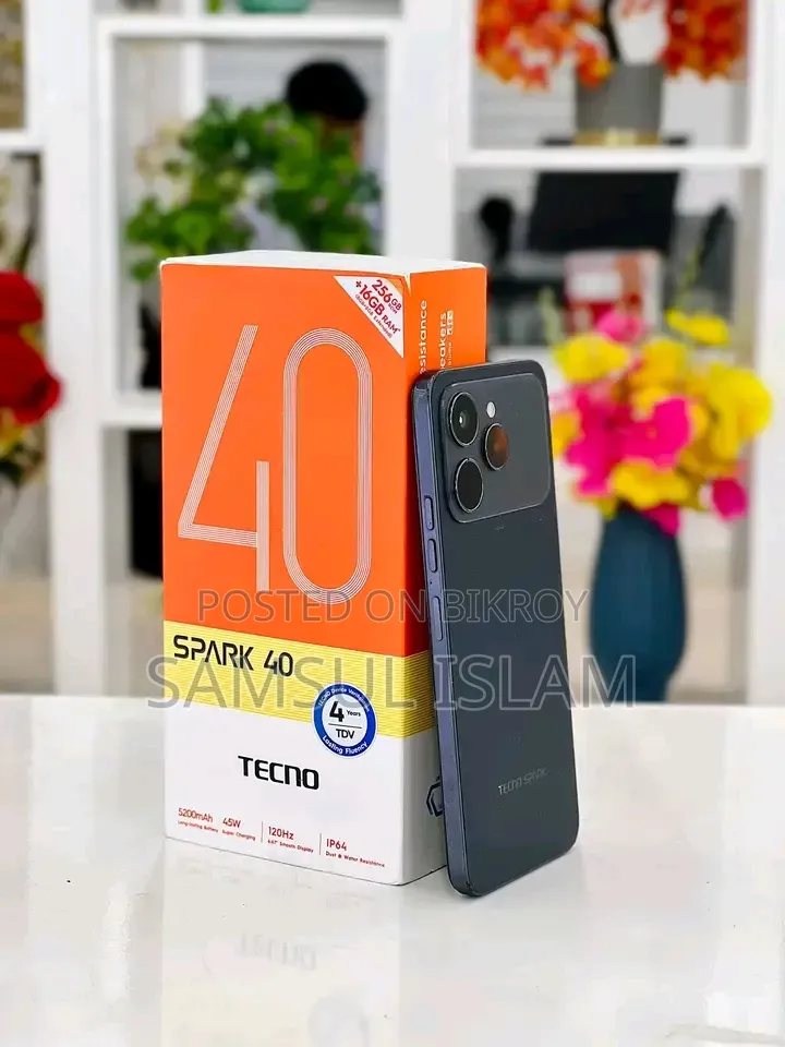 Tecno Spark 40 128 GB Black