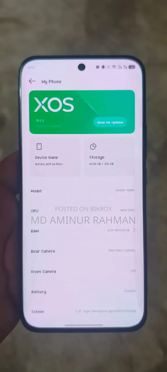 Infinix Hot 60 Pro+ 256 GB Black