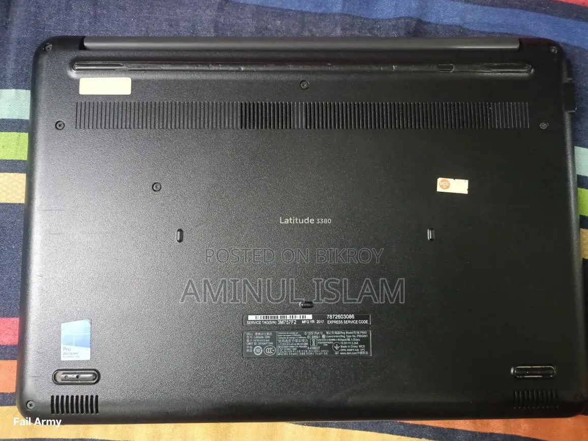 Laptop Dell Latitude 3380 8GB Intel Core I3 SSD 256GB