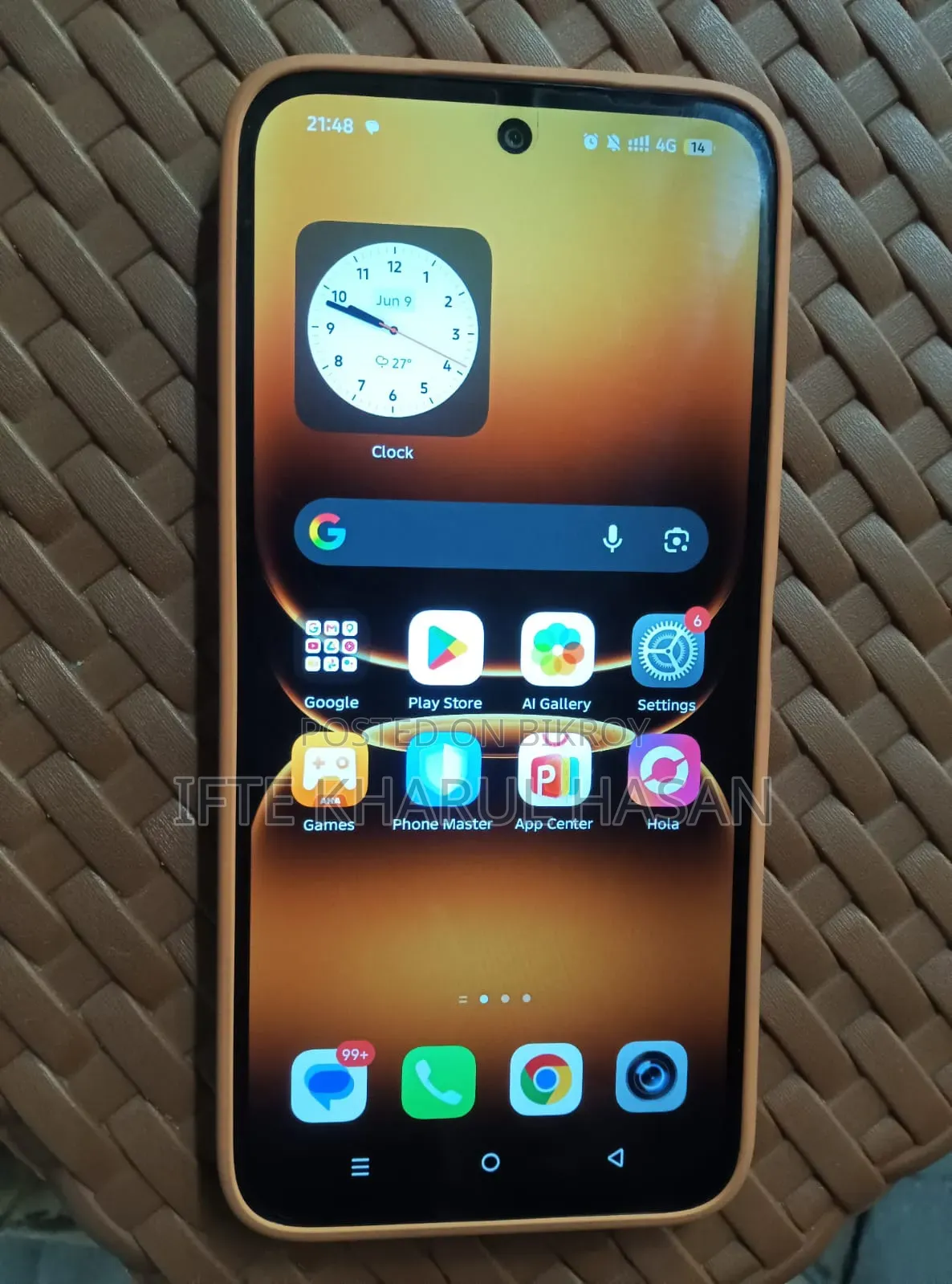 New Infinix Smart 20 64 GB Orange