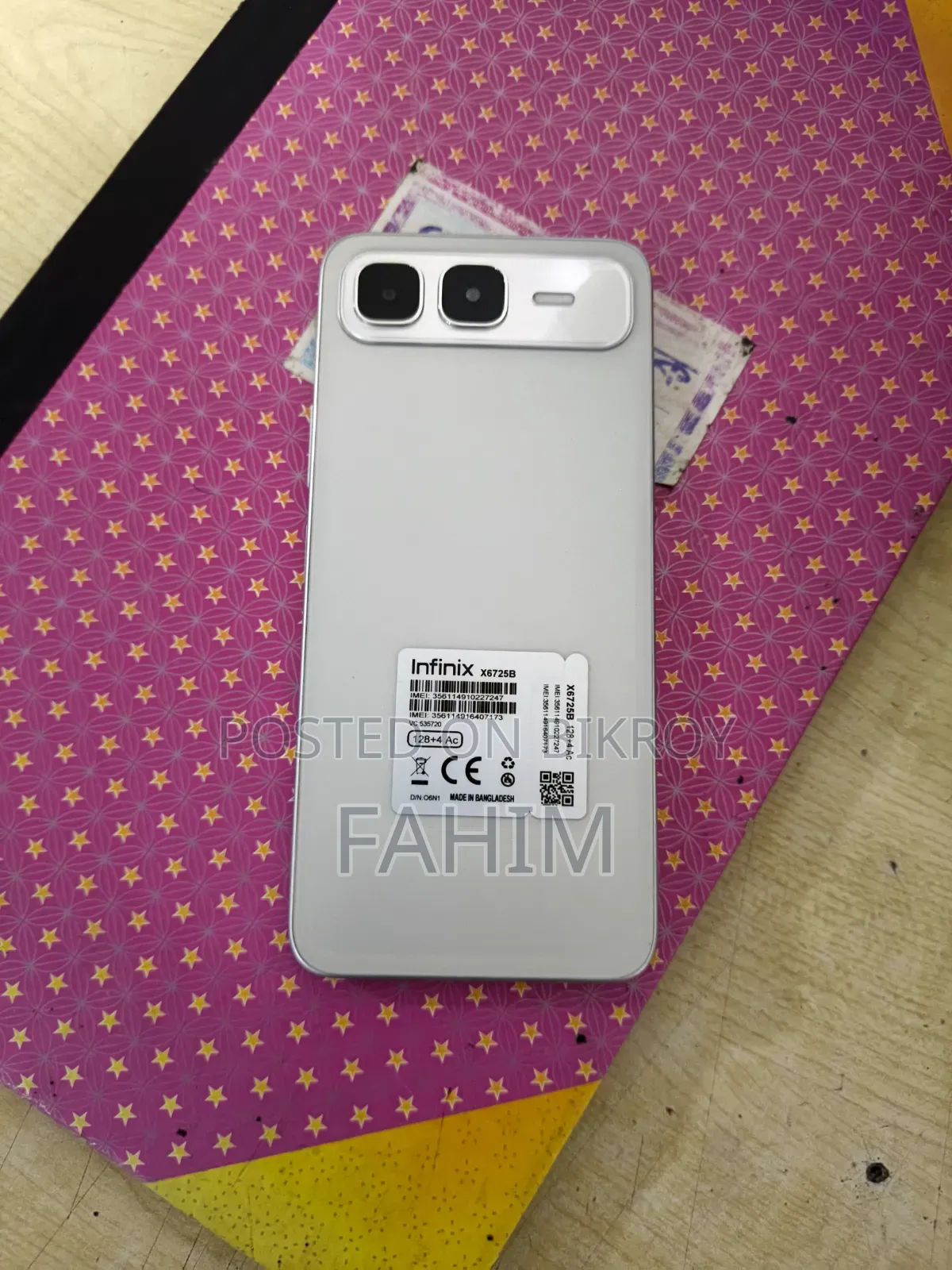 New Infinix Smart 10 Plus 128 GB Silver