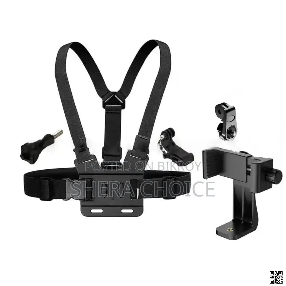 Chest Mount Mobile Phone Holder – Hands-Free Recording Made Easy!