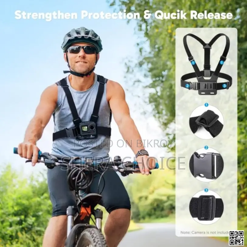 Chest Mount Mobile Phone Holder – Hands-Free Recording Made Easy!
