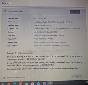 ল্যাপটপ Acer Aspire 5551G ৮জিবি ইন্টেল কোর i5 এসএসডি ৫১২জিবি
