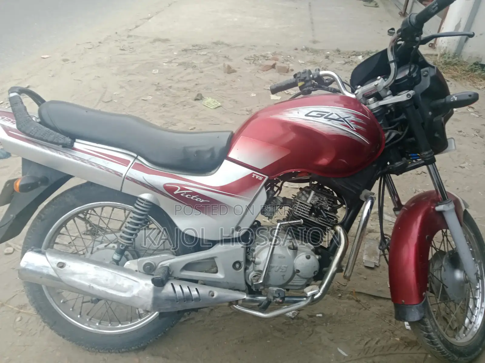 TVS HLX 125 2010 Red