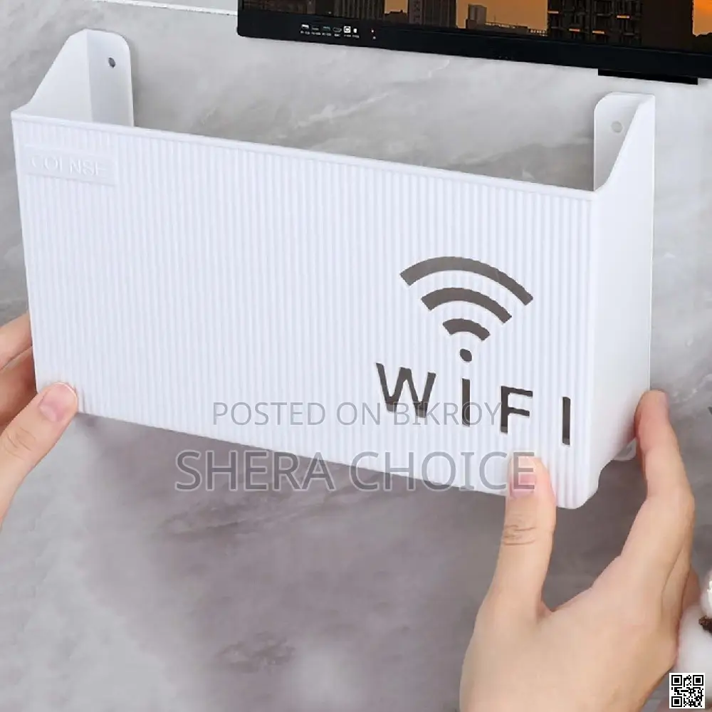 Wifi Router Storage Box Wall Mount – স্টাইলিশ অর্গানাইজার!