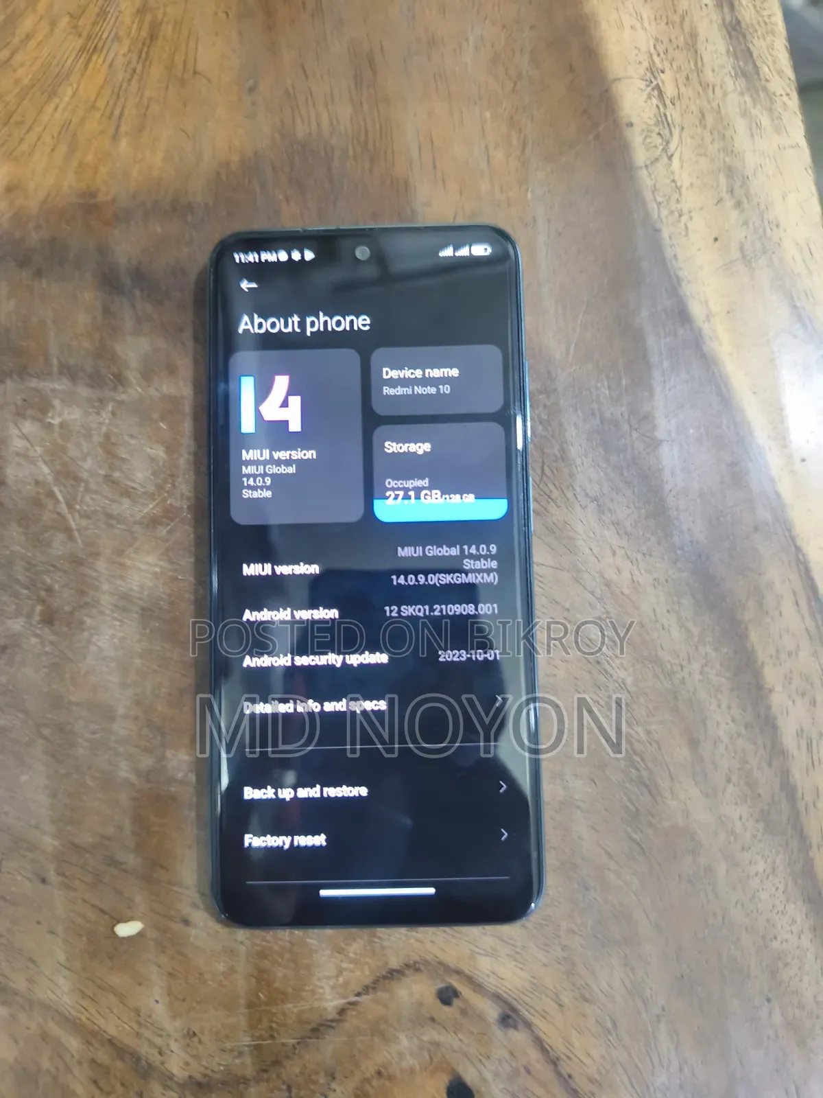 Xiaomi Mi Note 10 128 GB Blue