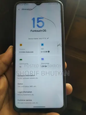 Vivo Y17 64 GB Blue