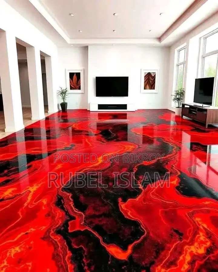 Epoxy 3d ফ্লোর এখন বাংলাদেশে যারা করাতে চান যোগাযোগ করুন)