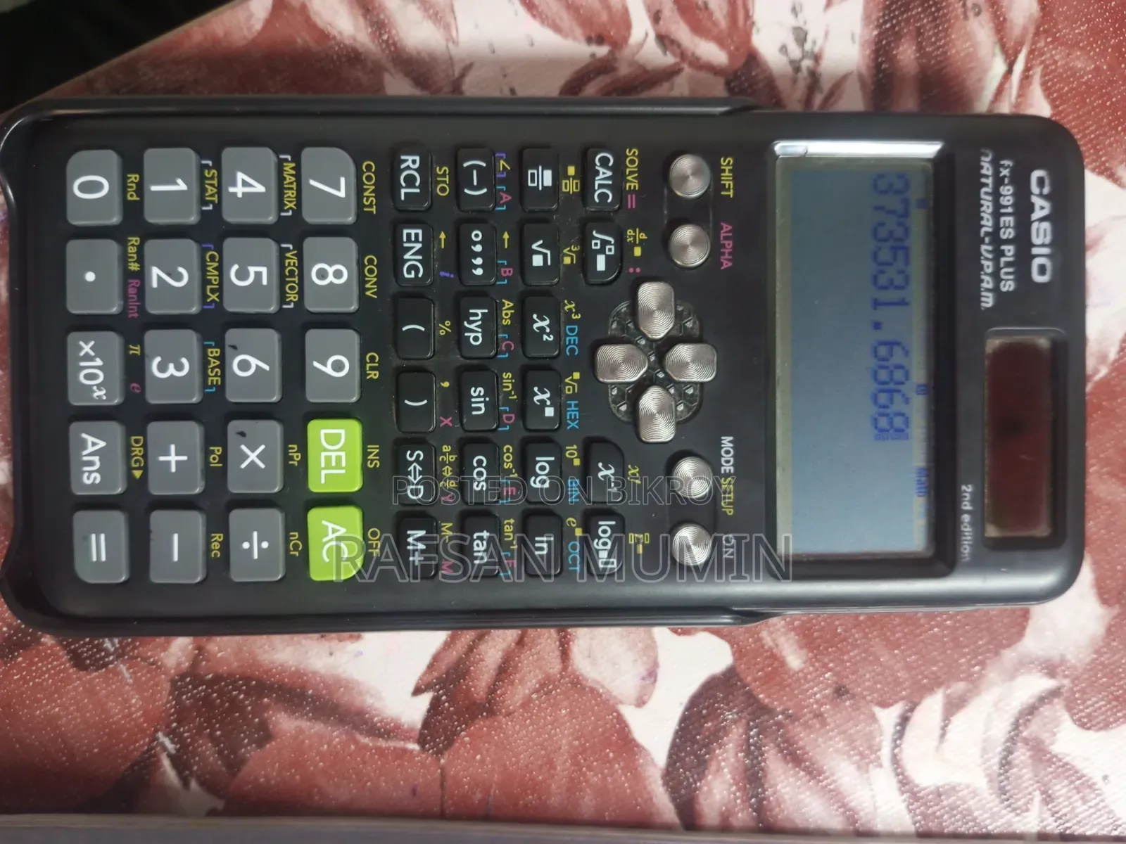 Fx 991 Es Plus Calculator 2nd Edition