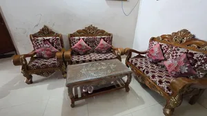 Sofa Set With Tea Table