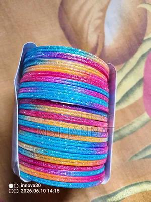 Beautiful Glitter Bangles