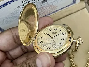 Vintage Seiko Hunter Case JDM Heritage Quartz Pocket Watch (1990)