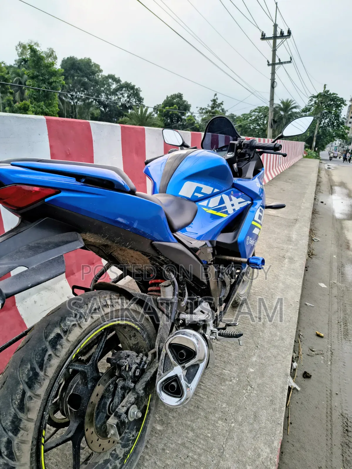 New Suzuki Gixxer SF FI 2023 Blue