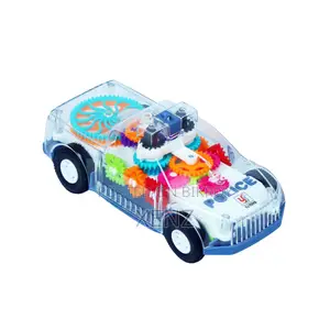 Concept Transparent Police Car With Light Music