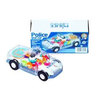 Concept Transparent Police Car With Light Music
