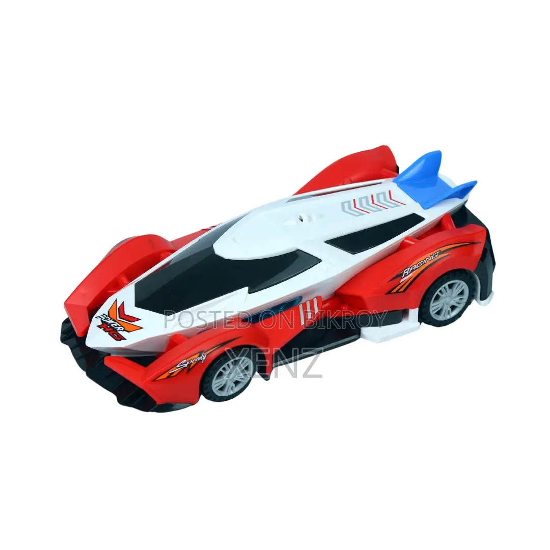 Deformation Racing Car to Plane With Light Music