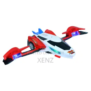 Deformation Racing Car to Plane With Light Music