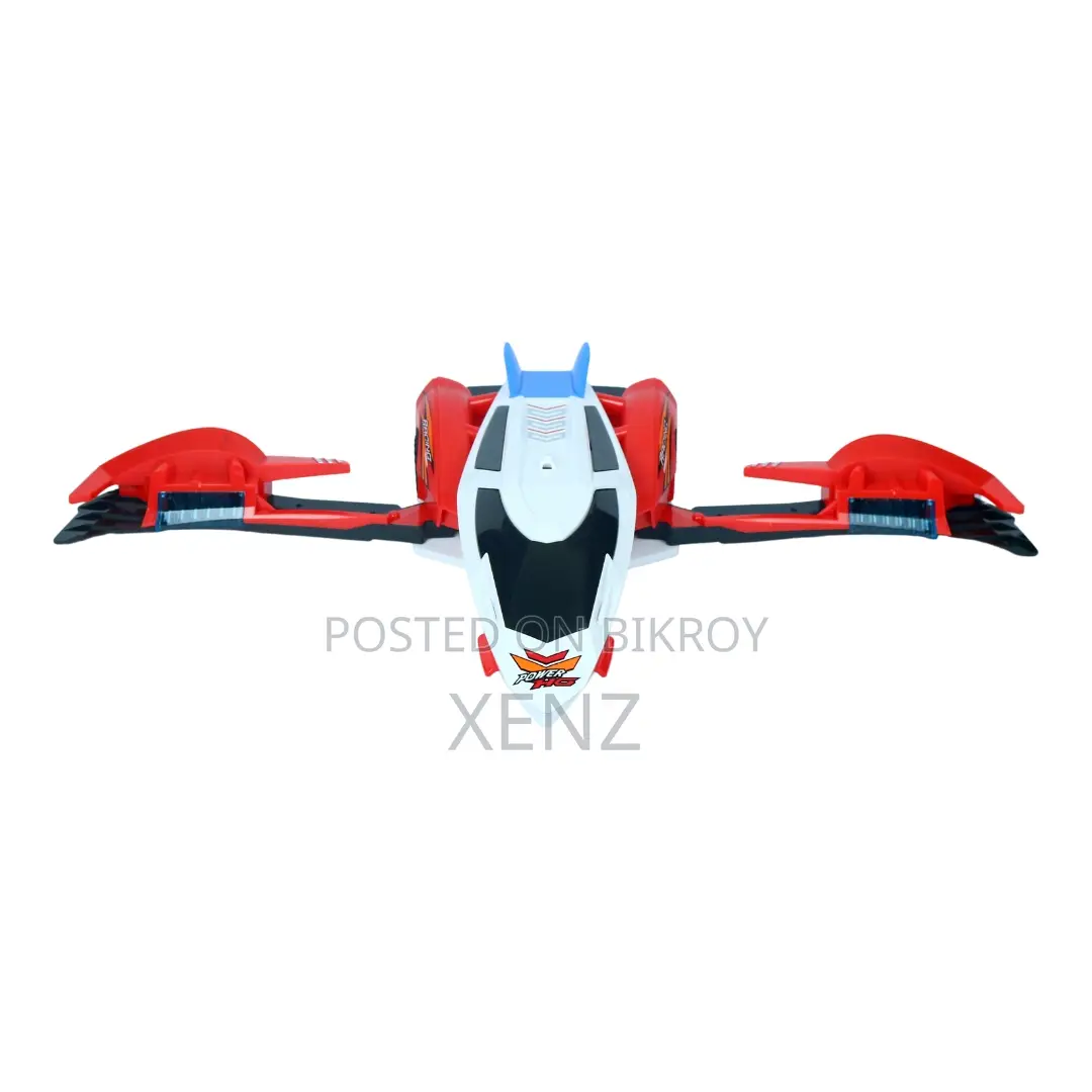 Deformation Racing Car to Plane With Light Music