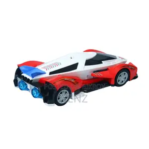 Deformation Racing Car to Plane With Light Music