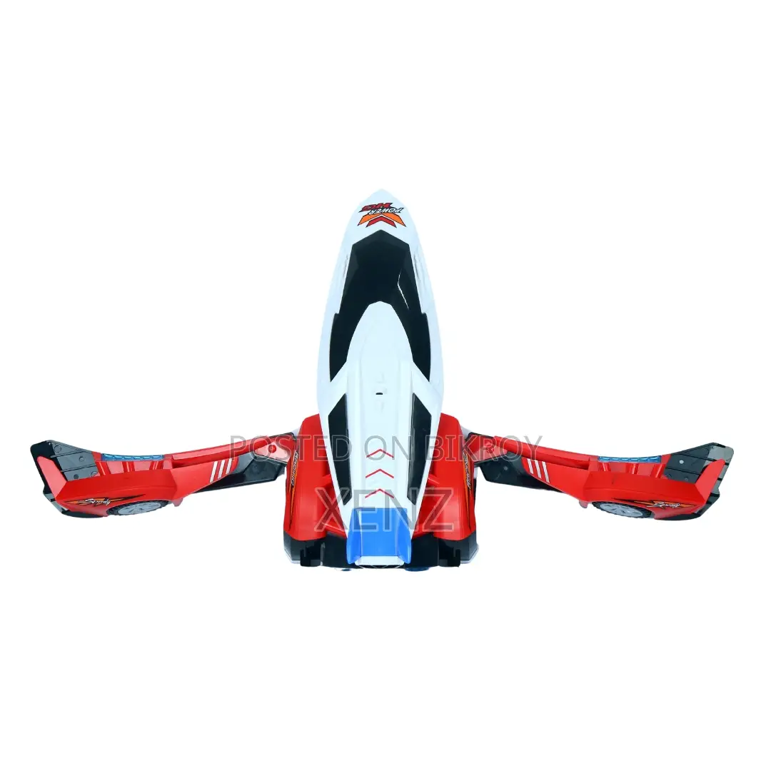 Deformation Racing Car to Plane With Light Music