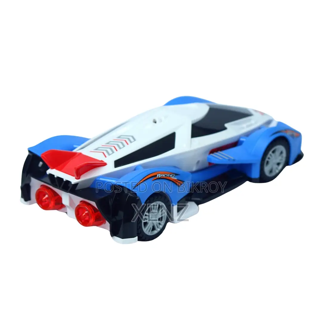 Deformation Racing Car to Plane With Light Music