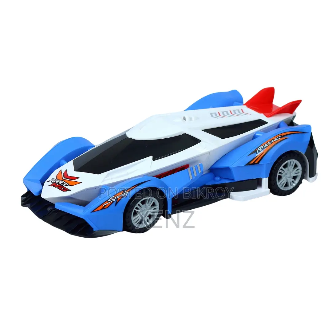 Deformation Racing Car to Plane With Light Music