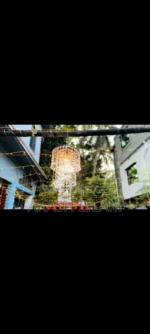 3-tier beaded chandelier