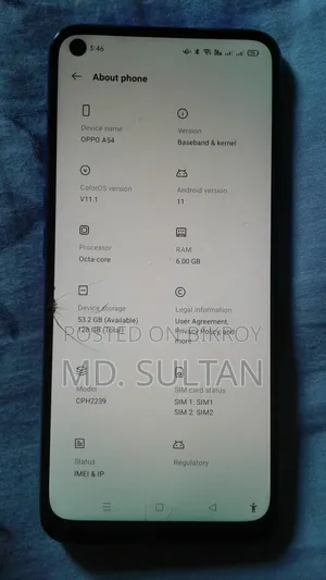 Oppo A54 128 GB Blue