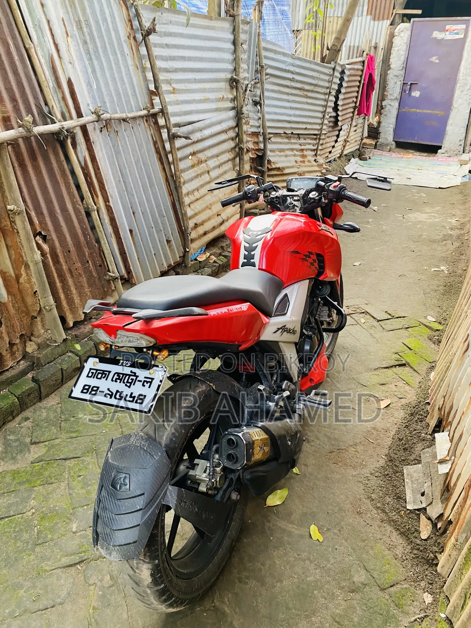 TVS Apache RTR 160 4V 2019 Red