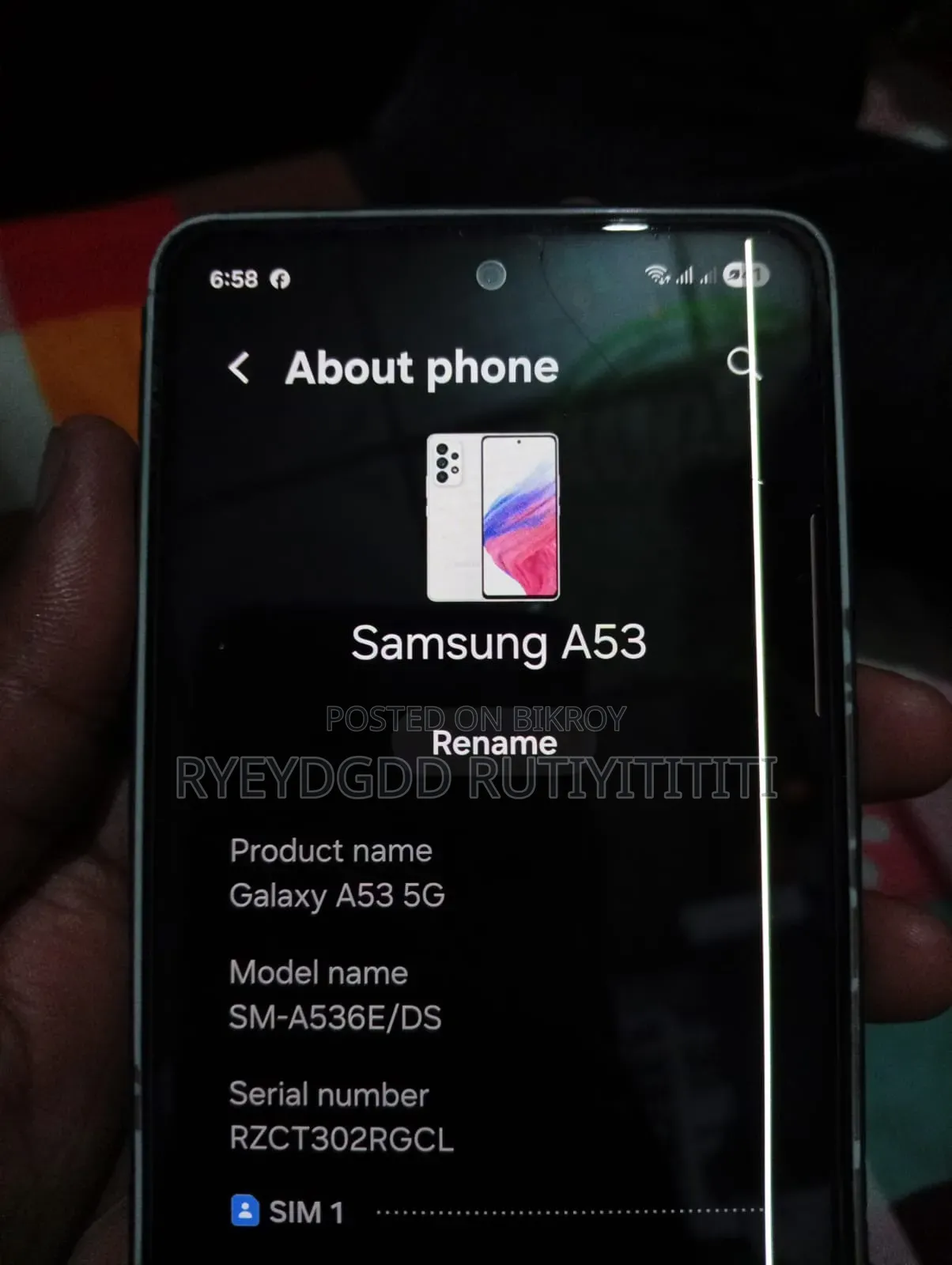 Samsung Galaxy A53 5G 256 GB Black